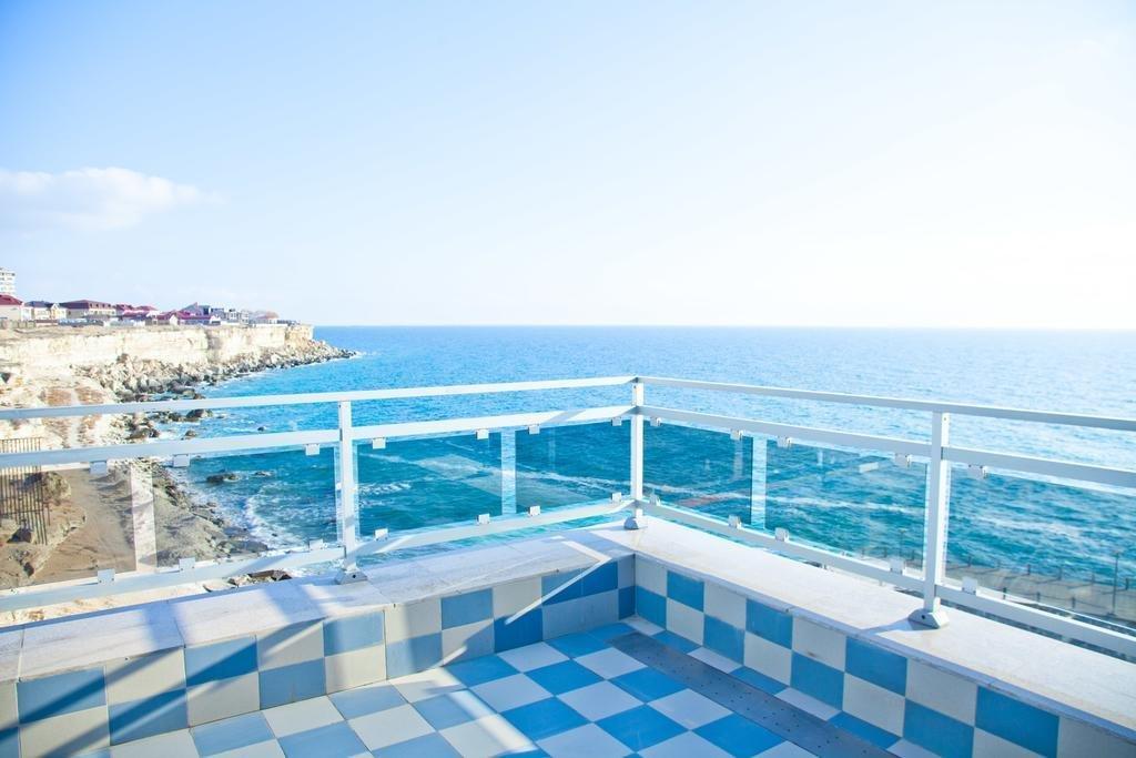 Caspian Riviera Grand Palace Hotel Актау Екстер'єр фото View of the sea from the lighthouse
